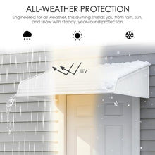 Kozyard Window Awning 66''W x 40''D with 2 Side Wings