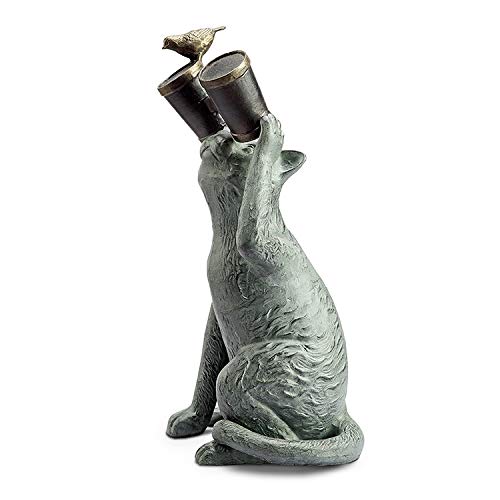 SPI Observant Cat Garden Sculpture