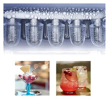 Ice Maker, Portable Electric Ice Maker Machine for Home Use for Outdoor Applications for Cold Drinks with Bottled Water Input,for Home/Kitchen/Camping/RV(Black)