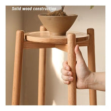 WOAITIANTIAN Vase Stand Wooden Plant Display Stand Tall Planter Floor Pot Indoor Holder Flower Bonsai Decoration(Large)
