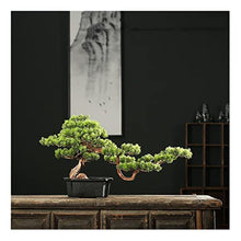 YXIANG56Q Fake Plants 24'' Large Artificial Bonsai Tree in Ceramic Pot, Potted Fake Greenery Plants Decoration for Home Office Living Room Bonsai Tree