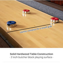 Freetime Fun 12 FT Multi-Game Shuffleboard Table Solid Wood with Bowling Pin Set Espresso