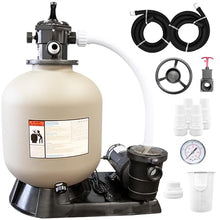Swimline | Above Ground Pool Sand Filter and Pump | 16" | 1 HP 2-Speed