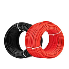 100 Meters Black + 100 Meters Red 16mm2 Solar Wire PV Solar Cable Single Core Insulated Electrical Copper Cable