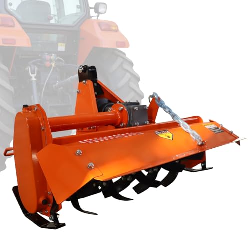 3 Point Rotary Tiller Attachment, Fits Cat 1 Tractors