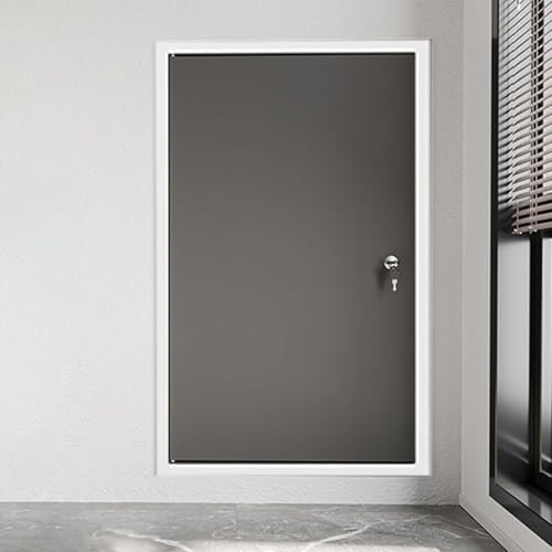 Wall Access Door, 20x20 24x28 24x36 32x48 28x32 Inch Large Metal Inspection Hatch Gate for Ceilings, Electrical, Plumbing, Lockable Drywall Hole Cover Plate(White Frame,40x48in)