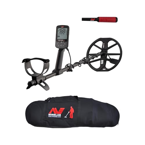 MINELAB Equinox 900 Multi-Frequency, Collapsible, Professional Metal Detector Bundle for Adults with EQX 11" & 6” Waterproof Double-D Coils, PRO-FIND 40 Advanced Pinpointer & Handheld Carry Bag
