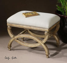 Uttermost Karline Small Bench 23 Inch Champagne Silver Nail