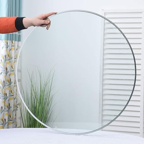 Pealihuy Glass Table Cover Protectors for Dining Table, Round Glass Table Top for Outdoor Patio Table, Clear and Heavy Tempered Glass Sturdy Wear-Resisting(100cm(40 in))
