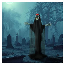 ASDJKL Holiday Decoration 70-in The Howling Reaper, Halloween Animatronic for Indoor or Covered Outdoor Halloween Decorations, Battery Operated Props Halloween Decorations