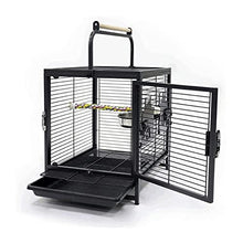 EliteBloom Birdcages Wrought Iron Large Bird Cage Outdoor Metal Bird House Luxury Square Bird House Carrier for Garden Indoor,