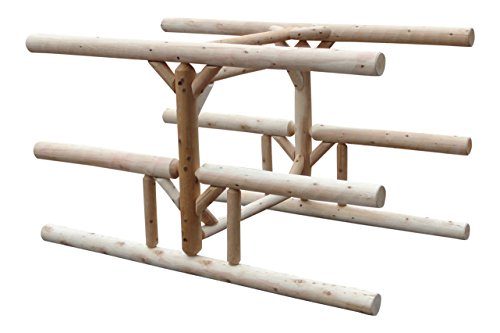 Log Kayak Rack 5-Place Storage Organizer Canyon Brown