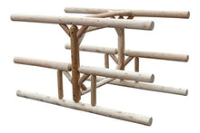 Log Kayak Rack 5-Place Storage Organizer Canyon Brown