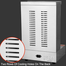 ERoomQ Gas Barbecue Grill Kebab Machine,Vertical Rotisserie Oven Grill,Stainless Steel Gas Broilers with Automatic Rotating Grill,for Restaurant Kitchen