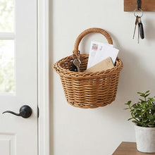 Whoasyst Handwoven Wall Hanging Planter Basket Breathable Planter Home Decoration for Indoor Outdoor Use Indoor Outdoor Hanging Flower Basket