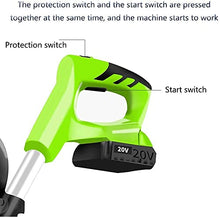 JKSVTF Garden Tiller, Electric Cordless Hand Tiller Cultivator,with 4000mAh Rechargeable Lithium Battery and Charger, Portable Soil Tiller Rotavator for Gardens, Vegetable Plots