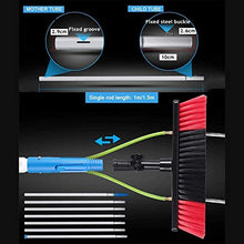 5-12m Window Cleaning Pole, Window Cleaner Kit Water/Hose Fed Pole Window Cleaning Brush Equipment Cleaning Photovoltaic and Solar Panels / 12m Rod / 30cm/50cm Brush Head Solar Panel