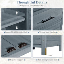 FunMay Patio Furniture 44.6" (with Assembly Video) Topmax Farmhouse