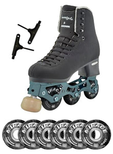 SKATE GURU Jackson Ultima Inline Roller Skates Bundle Men's Size 11