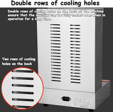 Homemade Chicken Machine,Commercial Turkish Chicken Countertop Rotisserie Grill with Burner Propane Vertical Kebab Broiler(Silver)