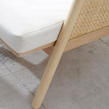 Xilin-872 Rattan Chairs for Home Comfortable Rattan Sun Lounger Blue for Living Room, Bedroom or Balcony Patio Lounger