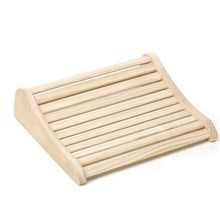 SOUQDWL Wooden Sauna Headrest - Ergonomic - Sauna Accessories Made of Pine Wood - Solid & Untreated Sauna Headrest Backrest Curved
