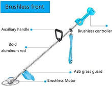 AMYYTL Electric Lawnmower Sale Hand Push Lawn mowerCordless Lawn MowerWeed Cutter 24V Electric Lawn Mower with Battery Charger Suitable for Weeding Very Suitable for weeding-60V