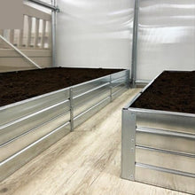 BAUMERA 3Pcs Raised Beds for Gardening Vegetables in Greenhouse (10x33 FT)