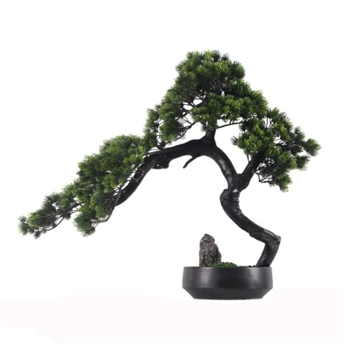 AFPSDLFJDLS Chinese Welcome Pine Bonsai Green Plant Living Room Hotel Home Entrance Decoration and Decorations