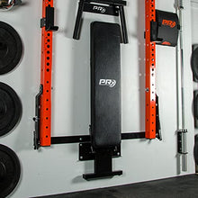 PRx Performance Wall Mounted Flat Weight Bench Black