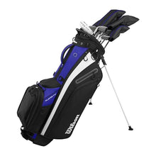 WILSON Wilson PlayerFit™ Complete Golf Set with Carry Bag - Men's Right Hand, Regular, Steel Blue/Black