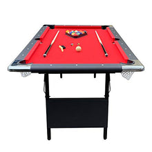 Hathaway Fairmont Portable 6-Ft Pool & Billiard Table Red