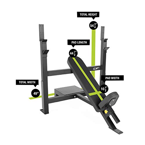 CAP Barbell Commercial Grade Weight Bench Flat/Incline/Decline Utility Exercise Olympic Workout Bench