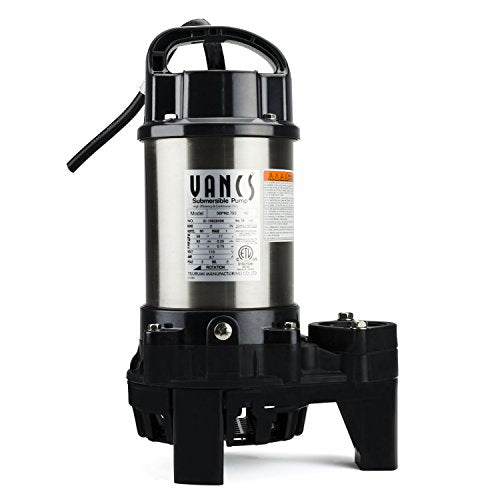 Aquascape 29495 Tsurumi 8PN Pump 50PN2.75S Solids Handling Skimmer Pondless Waterfall Vault Vertical 5520 GPH for Pond Water Feature Garden