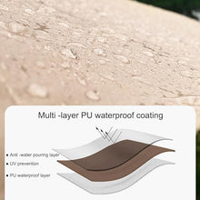 Awnings for Patio Waterproof,Adjustable Outdoor Umbrellas for Patio,Retractable Awning with Support Pole Stand,Sun Shade Awning Cover,for Backyard, Garden, Balcony,No Base (Color : Dark Brown 250CM)