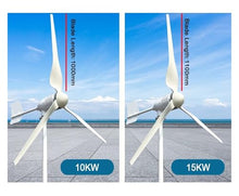 YHMMYSHX 10000W Wind Turbine Power Generator 12V 24V 48V 96V Output System for Home Complete Kit for Home, Farm, RVs, Boats(Wind Turbine Only,96V_15KW)