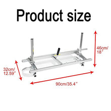 BCSRVCE Portable 36" Chainsaw Mill Planking Milling Guide Bar Brush Wood Lumber Cutter Chainsaw Mill Chain Saw Sharpener Tool Sawmill Accessories