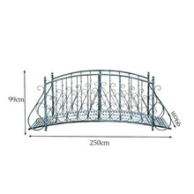 sunbiaouk Metal Garden Bridge, Outdoor Landscape Bridges