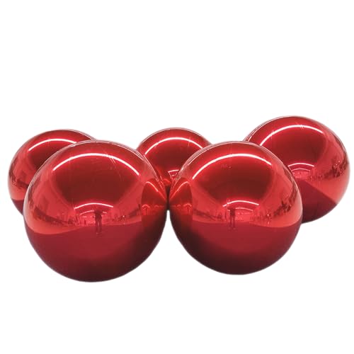 YBZCHLM Giant Inflatable Mirror Ball Set with Air Pump Red 5pcs
