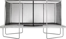 Upper Bounce Rectangle Trampoline Outdoor Set with Enclosure Beige/Black