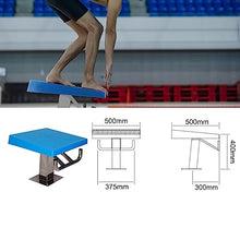 Katzowen Diving Platform Heavy Duty Pool Diving Boards Stainless Steel Base Swimming Starting Block with Backstroke Handle, for Indoor & Outdoor