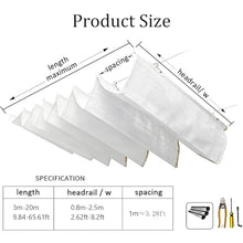 Outdoor Retractable Sun Shade Sail Canopy - 1.4m x10m Permeable Awning UV 85% Protection Weather Resistant Easy Install for Garden Patio Deck