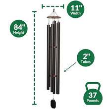84" Music of the Universe Wind Chime - Amish Handcrafted