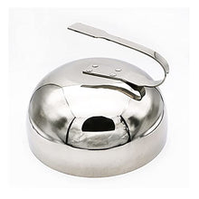 FMOPQ Cheese Melting Dome 304 Stainless Steel Food Cover with Handle Steaming Cover for Flat Top Griddle Grill Indoor/Outdoor(11.8 inch) (Color : Gold) (Silver)