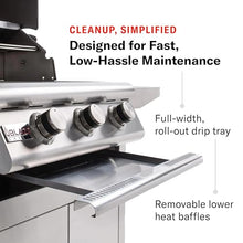 Blaze Prelude LBM Built-In Natural Gas Grill | 32-Inch 4-Burner BBQ with 56,000 BTUs | 304 Stainless Steel Construction | Flame Stabilizing Grids | BLZ-4LBM-NG