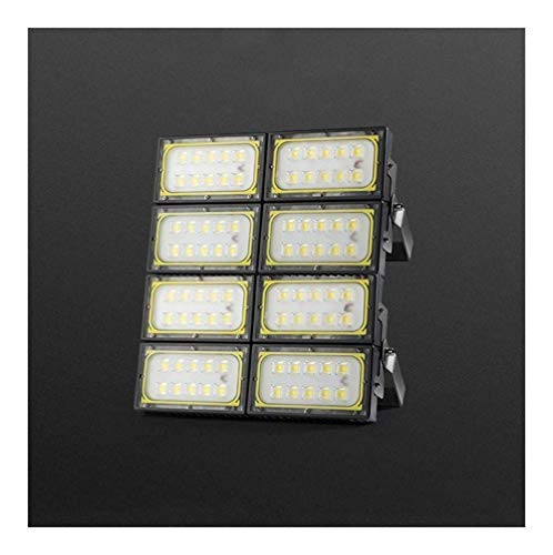 ZGHD Home Floodlight, High Power Super Bright Explosion Proof Spotlight Construction Site Projection Light IP66/65, Rechargeable Work Light (Color:Warm Light, Size:1000W)