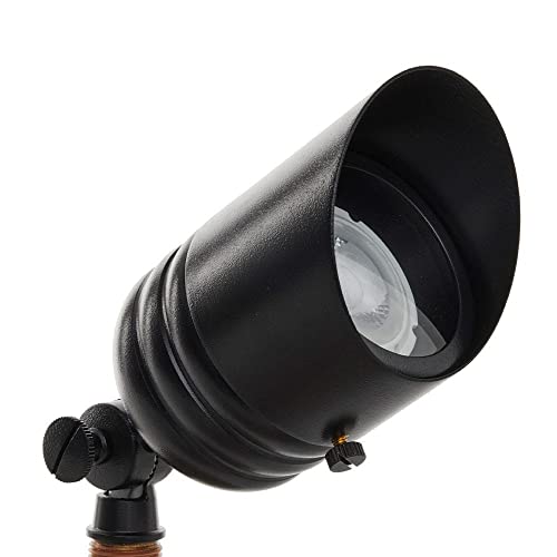 VOLT 20-Pack 12V Fat Boy Brass Outdoor Spotlights Black