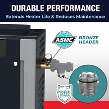 Raypak 266K BTU Digital Natural Gas Pool Heater ASME I Bronze Headers I Copper Heat Exchanger I Digital Controls (017372)