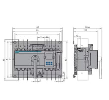 CB Class NXZM-125S/4B 125A 160A 250A 400A 630A 4P ATS Dual Power Automatic Transfer Switch with Short Circuit Protection(NXZM-630S 4B)