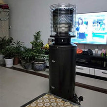 Patio Gas Heater Outdoor Heaters for Home Fast Heating Radiator Low Energy Efficient Freestanding Bullet Style Stainless Steel Safety Cage Casing- (10-80 Square Meters) 120cm (47in) (120cm (47in
